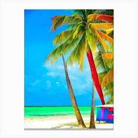 Little Corn Island Nicaragua Pop Art Photography Tropical Destination Canvas Print