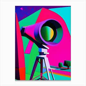 Infrared Telescope Abstract Modern Pop Space Canvas Print