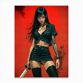 Red Assassin Canvas Print