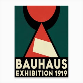 Bauhaus Exhibition 1921 3 Stampe su tela