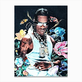 Travis Scott 48 Canvas Print