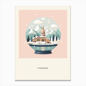 Hallstatt Austria 1 Snowglobe Poster Canvas Print