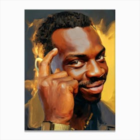 Roll Safe: Thinking Black Guy Meme Art Canvas Print