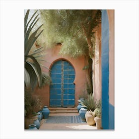 Doorway In Morocco 1 Canvas Print