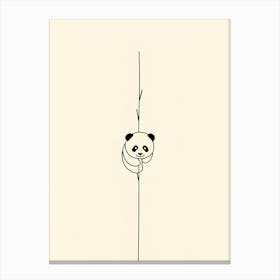 Panda Bear Drawing Lienzo