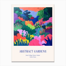 Colourful Gardens Smith College Botanic Garden Usa 3 Blue Poster Canvas Print