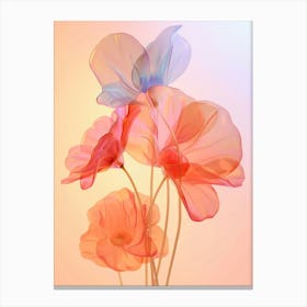 Dreamy Inflatable Flowers Nasturtium 3 Canvas Print