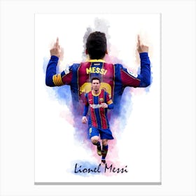 Lionel Messi 15 Canvas Print