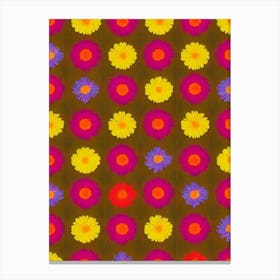 Daisies Andy Warhol Flower Canvas Print