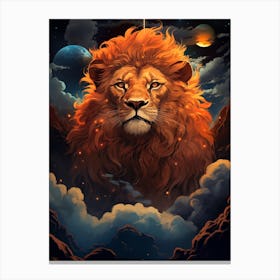 Lion In The Sky Canvas Print