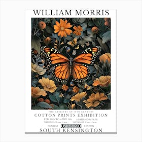 William Morris Exhibition Insects Series 16 Canvas Print