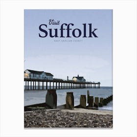 Visit Suffolk Canvas Print