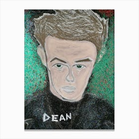 James Dean green Canvas Print