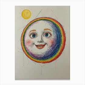 Sun And The Moon Canvas Print