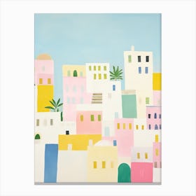 Amalfi Coast, Italy Colourful View 2 Canvas Print