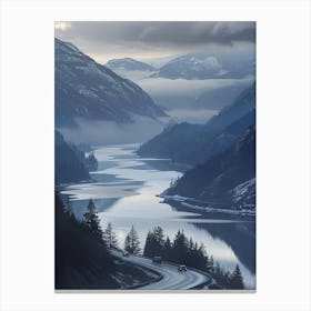 Fjords In Norway Canvas Print