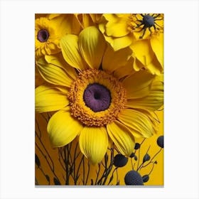 Yellow Flowers Canvas Print