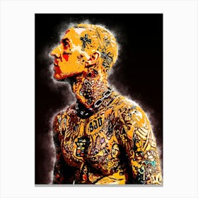 The Man Tattoos Canvas Print