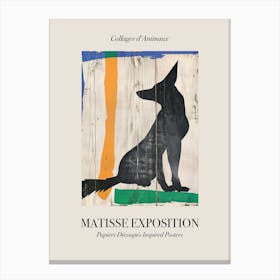Fox 1 Matisse Inspired Exposition Animals Poster Canvas Print