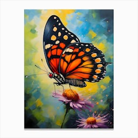 Brush Footed Butterfly  Canvas Print