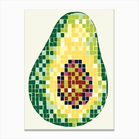 Avocado Mosaic 3 Canvas Print