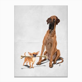 The Long and the Short and the Tall (Wordless) Canvas Print