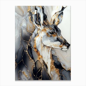 Gazelle Abstract Canvas Print