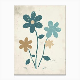 Vintage Flowers Canvas Print