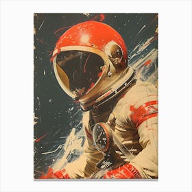Astronaut In Space 6 Canvas Print