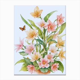 Lily Painting Canvas Print