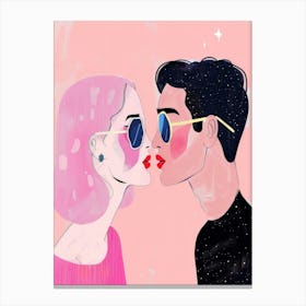 Love Illustration Canvas Print