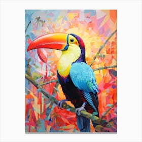 Colourful Toucan 4 Canvas Print