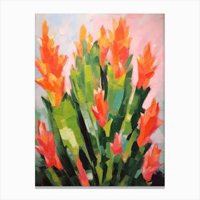 Cactus Painting Bishops 4 Canvas Print