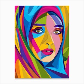 Muslim Woman Canvas Print