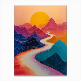 'Sunrise' 96 Canvas Print