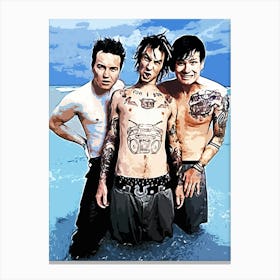 Blink 182 band Canvas Print