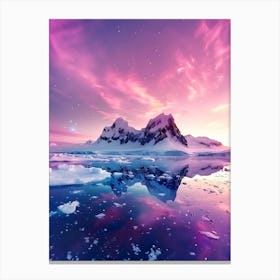 Arctic Night Sky Canvas Print