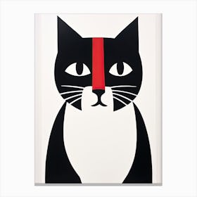 Sad cat 2 Canvas Print