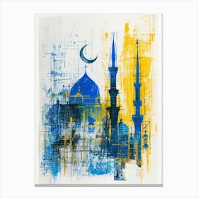 Muslim Mosque Canvas Print