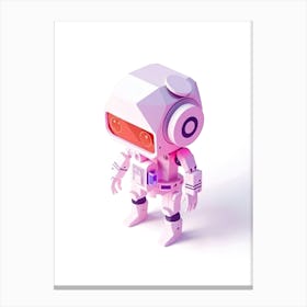 3d Robot Illustration Canvas Print