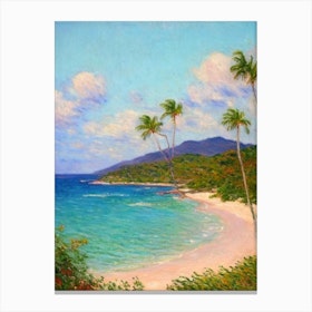 Cane Garden Bay British Virgin Islands Monet Style Canvas Print