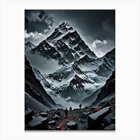 Mountains Mount Everest: The Pinnacle of Nature's Art Canvas Print