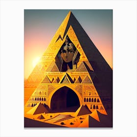 Egyptian Pyramid Canvas Print