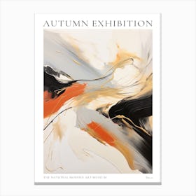 Autumn Exhibition Modern Abstract Poster 11 Canvas Print