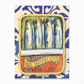 Sardines 9 Canvas Print