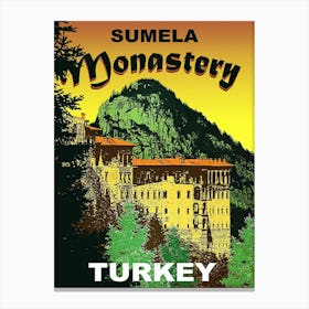 Sumela Monastery, Turkey Canvas Print