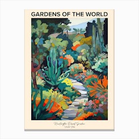 Huntington Desert Garden Us Gardens Of The World Poster Canvas Print