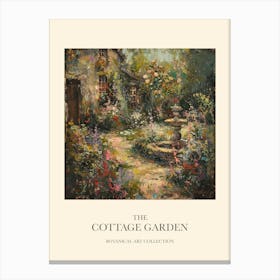 Flower Symphony Cottage Garden Poster 3 Canvas Print