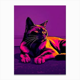 Feline Creative Cat Illustration 31 1 Canvas Print