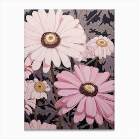 Flower Illustration Cineraria 4 Canvas Print